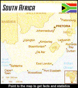 Map of South Africa