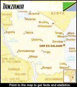 Map of Tanzania